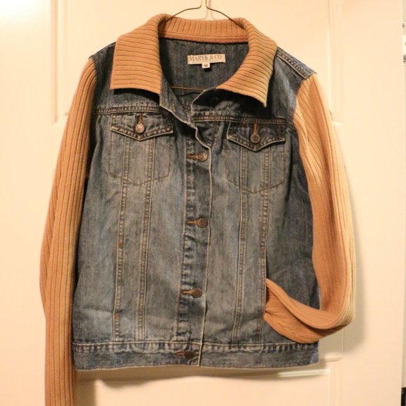 Maryk & Co Denim Fabric Jacket - Picture 1 of 6